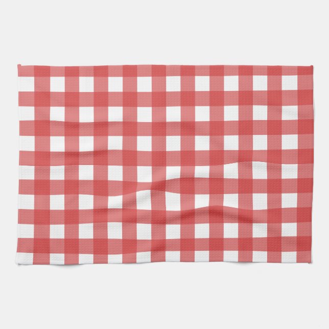 Vichy Rouge Kökshandduk (Horisontell)