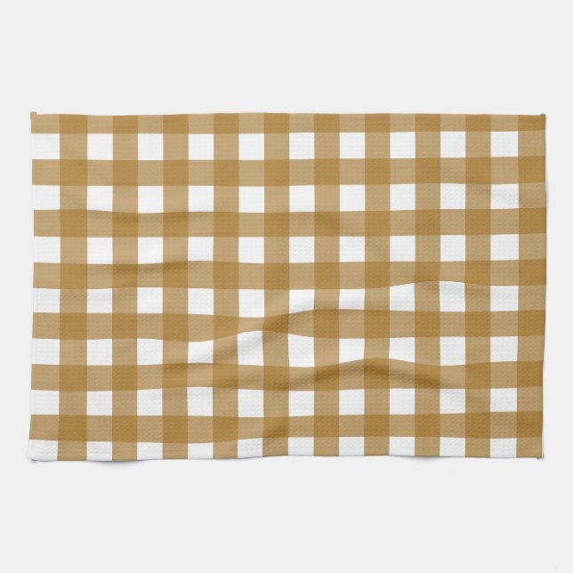 Vichy Sienne Kökshandduk (Horisontell)