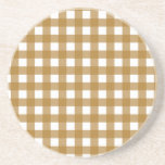 Vichy Sienne Underlägg<br><div class="desc">Le traditionnel et incontournable Carreaux Vichy, l'élégance rétro à la Française une valeur sûre.</div>