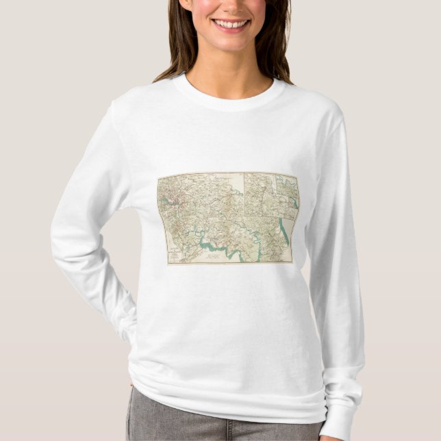 Vicinity Richmond, Va, peninsula Tee Shirt (Framsida)