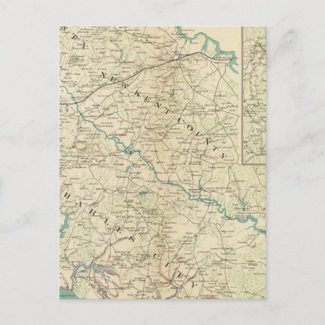 Vicinity Richmond, Va, Peninsula Vykort (Framsida)