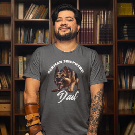 Vicious German Shepherd Pappa T Shirt