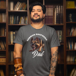 Vicious German Shepherd Pappa T Shirt