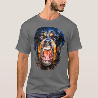 Vicious Rottweiler Hund T Shirt