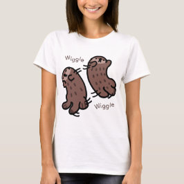 Vickande sjöutterbebis t shirt