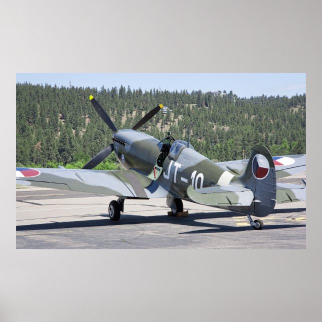 VICKERS SPITPFIRE PÅ STANDBY POSTER (Framsidan)