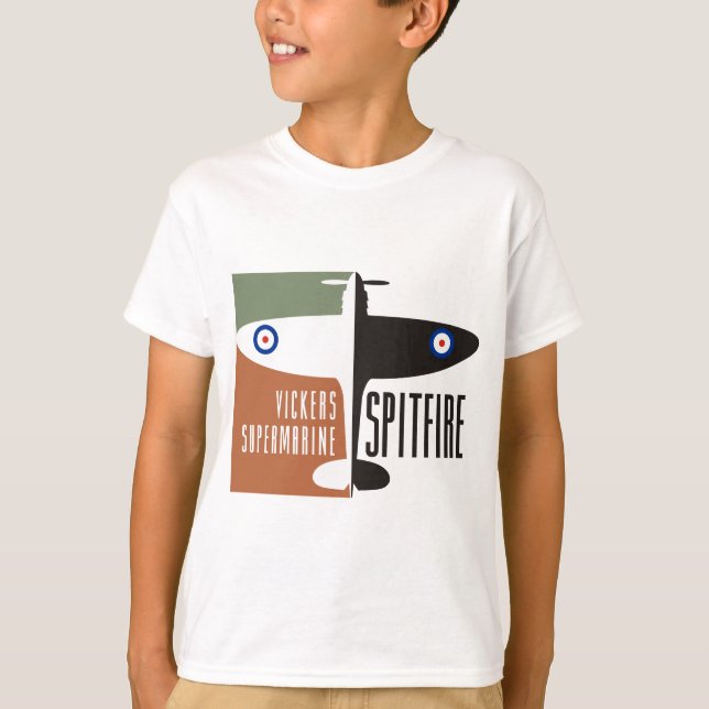 vickers supermarina spitfire tee shirt (Framsida)