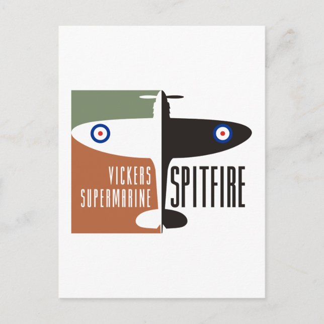 vickers supermarina spitfire vykort (Framsida)