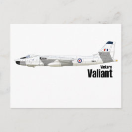 Vickers Valiant Vykort