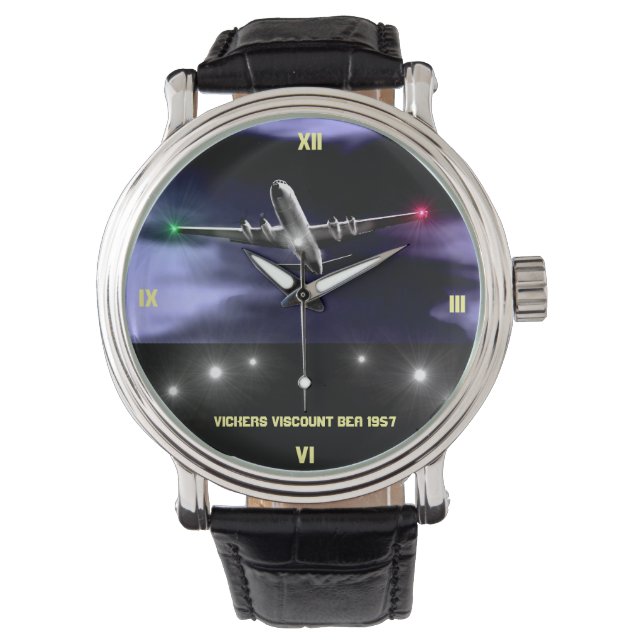 Vickers Viscount Airliner watch Armbandsur (Framsida)