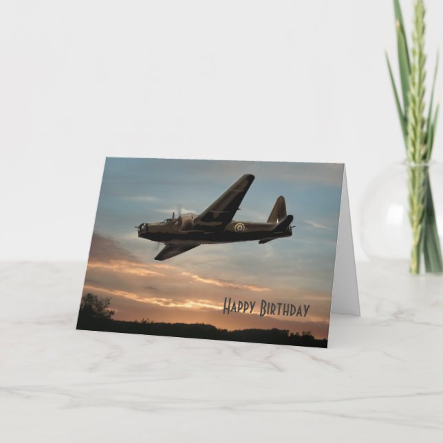 Vickers Wellington-bomber Kort (Framsida)