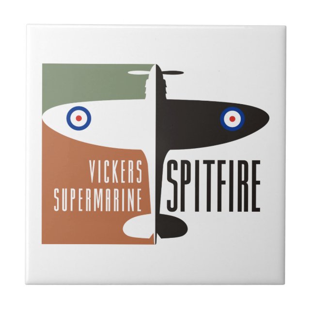 vickerssupermarinehetlevrad person kakelplatta (Framsidan)