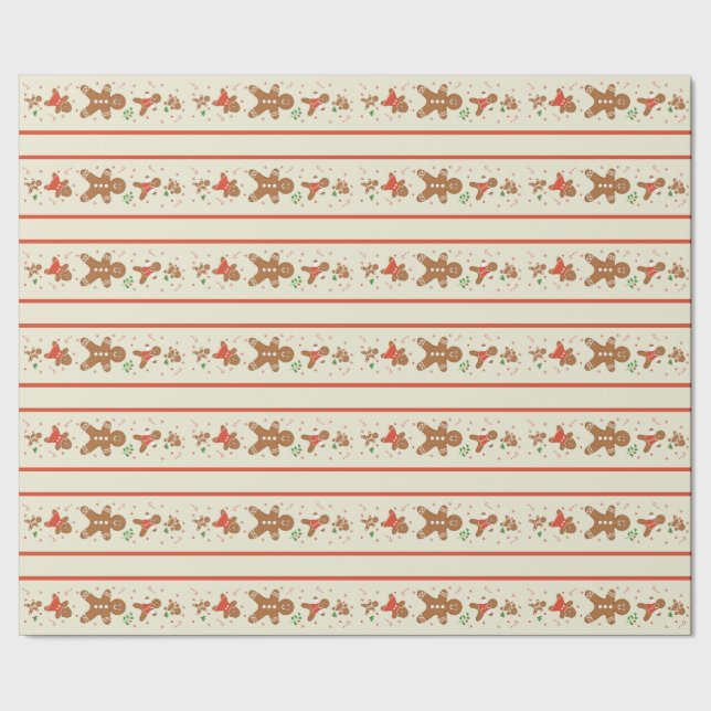 Vickie's Gingerbread-parad-kryddnejlika Presentpapper (Seam)