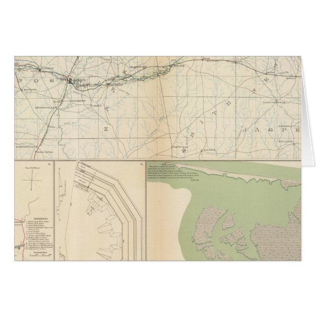 Vicksburg Meridian, fröken Hälsningskort (Framsidan Horizontal)