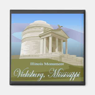 Vicksburg Mississippi vovvemagnet Magnet