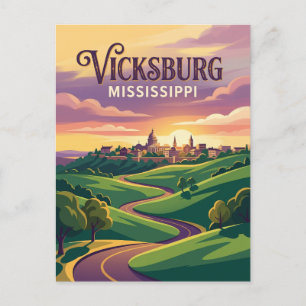Vicksburg Mississippi Vykort