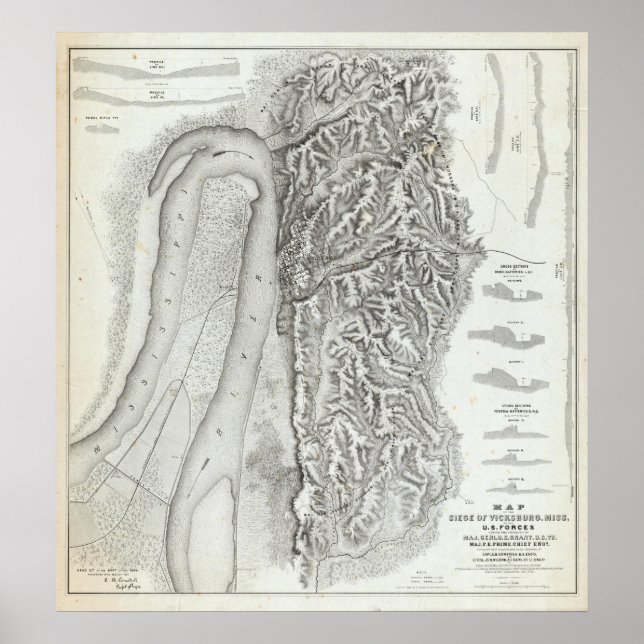 Vicksburg, Missouri Poster (Framsidan)