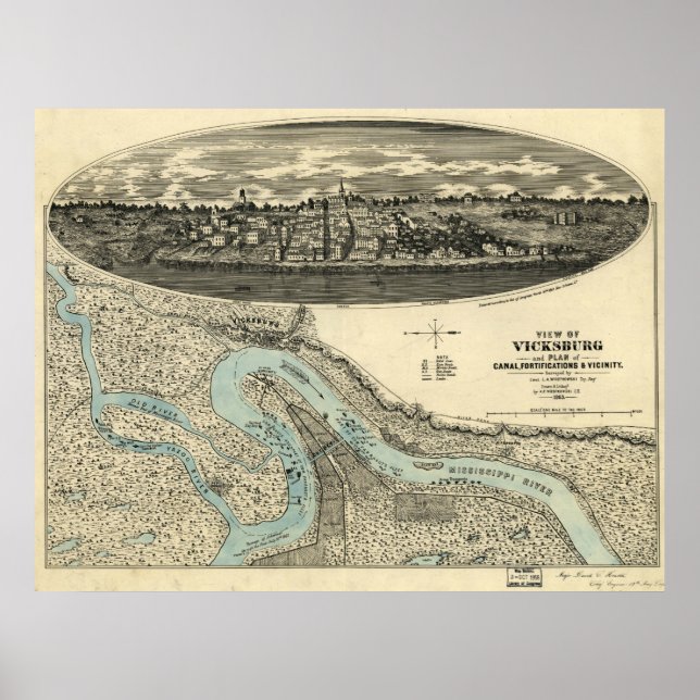 Vicksburg Poster (Framsidan)
