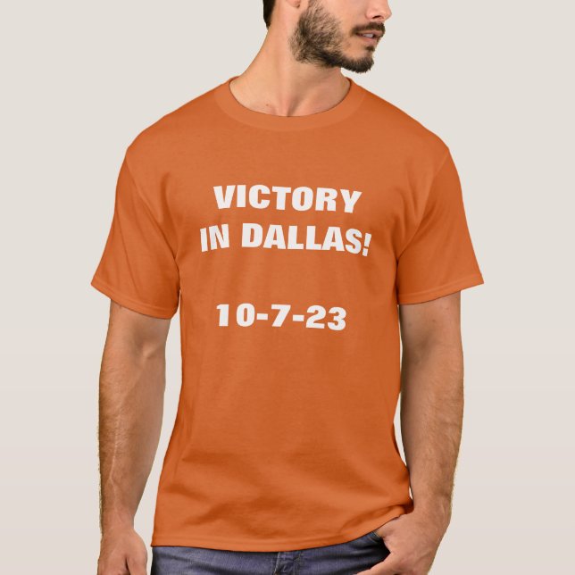 VICORY IN DALLAS T-Shirt (Framsida)