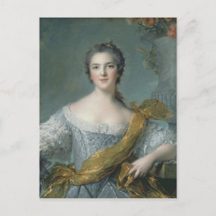 Victoire de Frankrike at Fontevrault, 1748 Vykort
