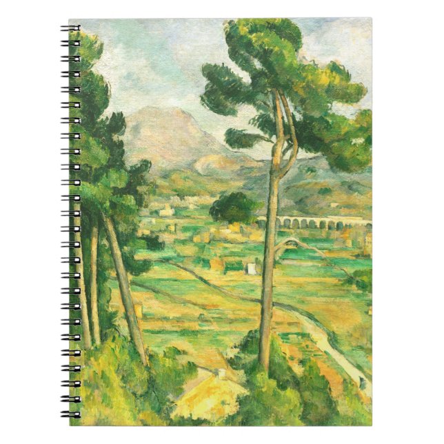 Victoire och Viaduct Paul Cezanne Anteckningsbok (Framsidan)