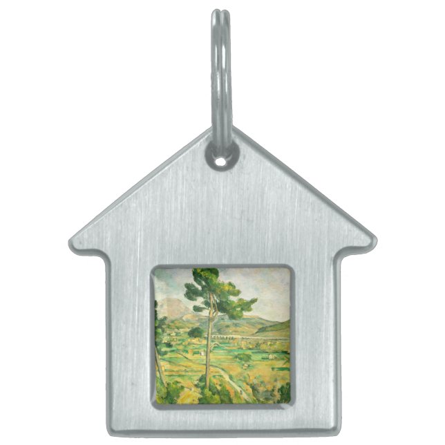 Victoire och Viaduct Paul Cezanne ID-bricka Husdjur (Framsidan)