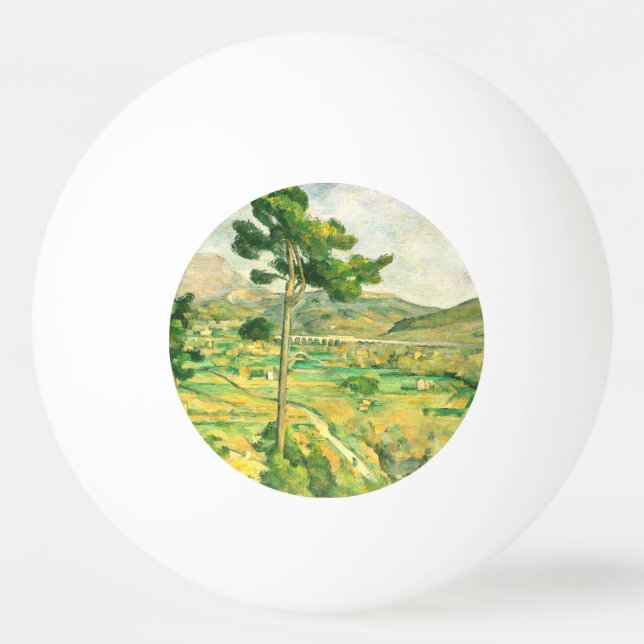 Victoire och Viaduct Paul Cezanne Pingisboll (Framsidan)