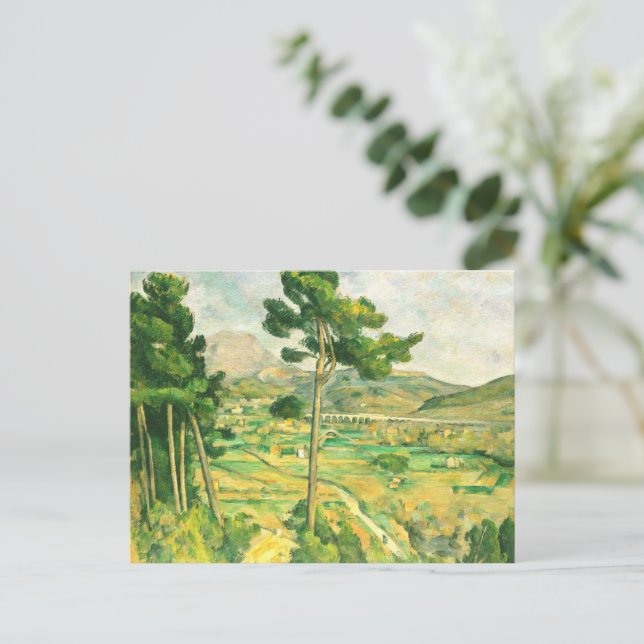 Victoire och Viaduct Paul Cezanne Vykort (Stående Fram)