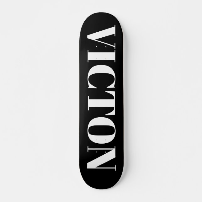 Victon Victory Brand Logotyp 3/4-tums Skateboard D (Framsida)