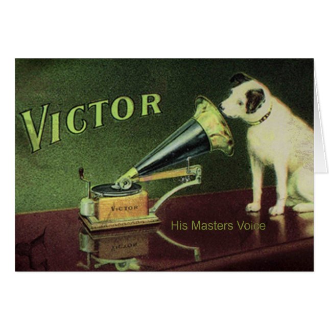Victor 1899 hälsningskort (Framsidan Horizontal)