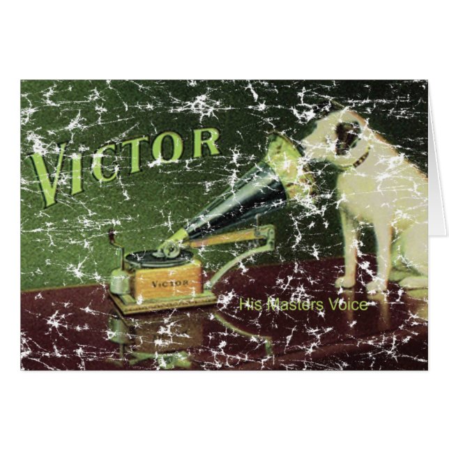 Victor 1899 - nödlidande hälsningskort (Framsidan Horizontal)