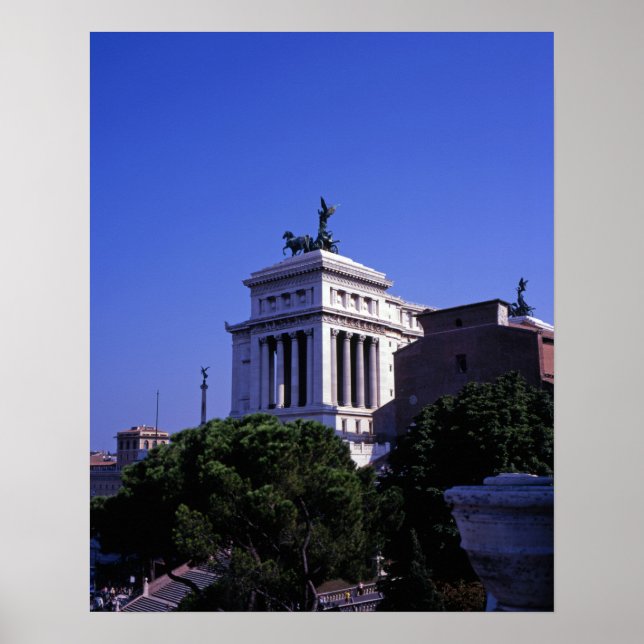 Victor Emmanuel 2:a monumentet Rom Poster (Framsidan)