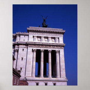 Victor Emmanuel 2:a monumentet Rom Poster