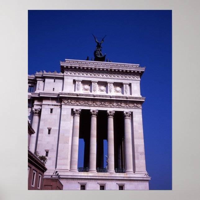 Victor Emmanuel 2:a monumentet Rom Poster (Framsidan)