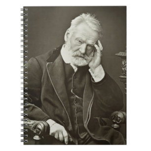 Victor Hugo (1802-85), från 'Galerie Contemporaine Anteckningsbok Med Spiral