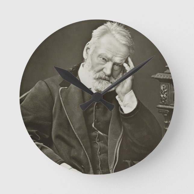Victor Hugo (1802-85), från 'Galerie Contemporaine Rund Klocka (Framsida)