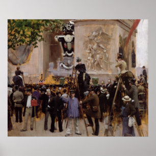 Victor Hugo begravning Poster