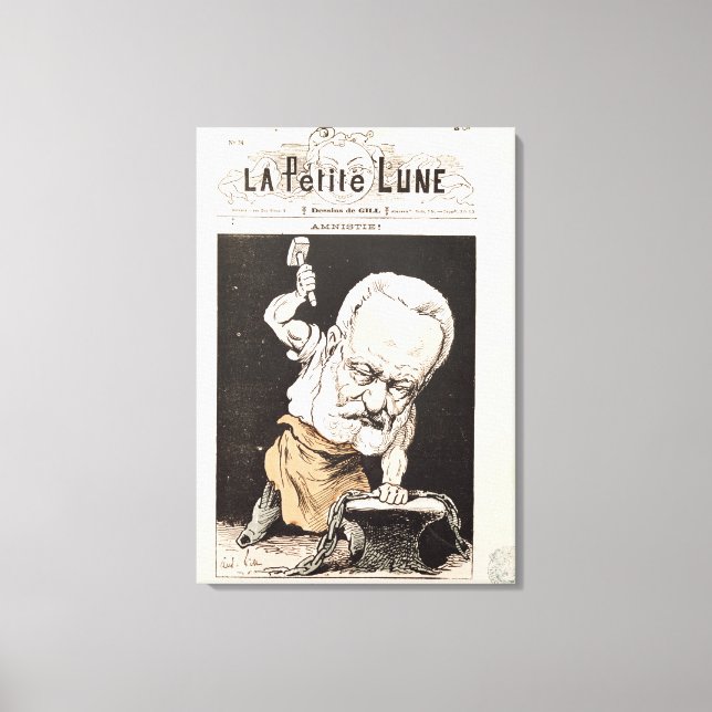 Victor Hugo Canvastryck (Framsida)