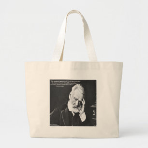 Victor Hugo & Lycka Citatpresent T-shirts Med mera Jumbo Tygkasse