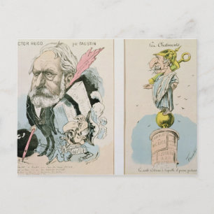 Victor Hugo och Napoleon III Vykort