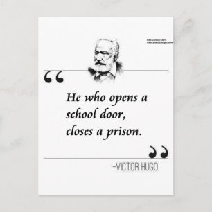 Victor Hugo Öppna Skoldör Citat Vykort