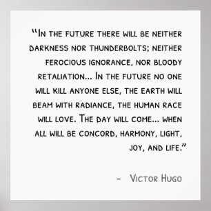 Victor Hugo Poster offert