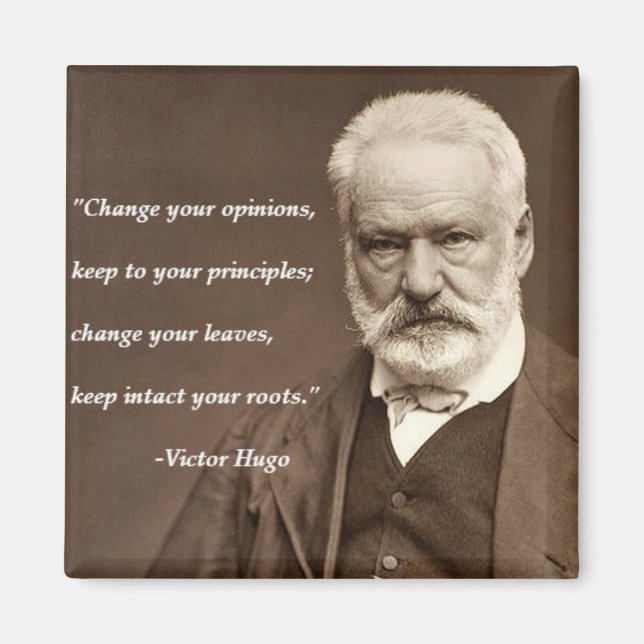 Victor Hugo Quote Magnet (Framsidan)