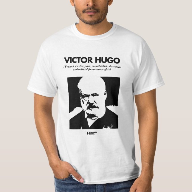 Victor Hugo vitT-tröja Tee (Framsida)
