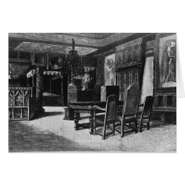 Victor Hugos hem Hälsningskort (Framsidan Horizontal)