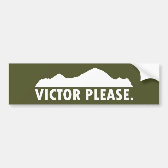Victor Idaho Snälla Bildekal (Framsidan)