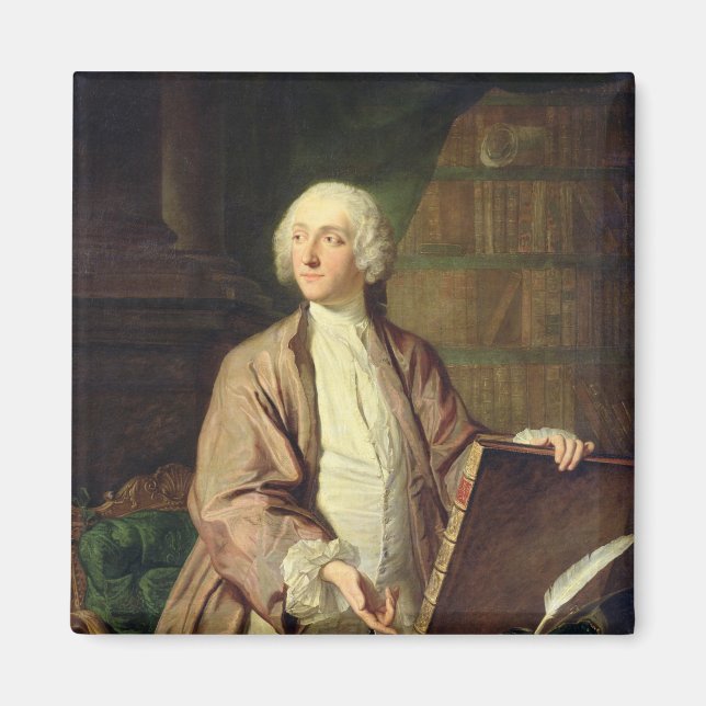 Victor Riquetti , Marquis of Mirabeau, 1743 Magnet (Framsidan)