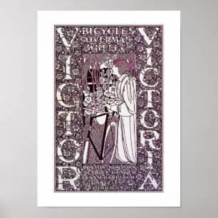Victor, Victoria Bicycle Posterr av Will Bradley Poster