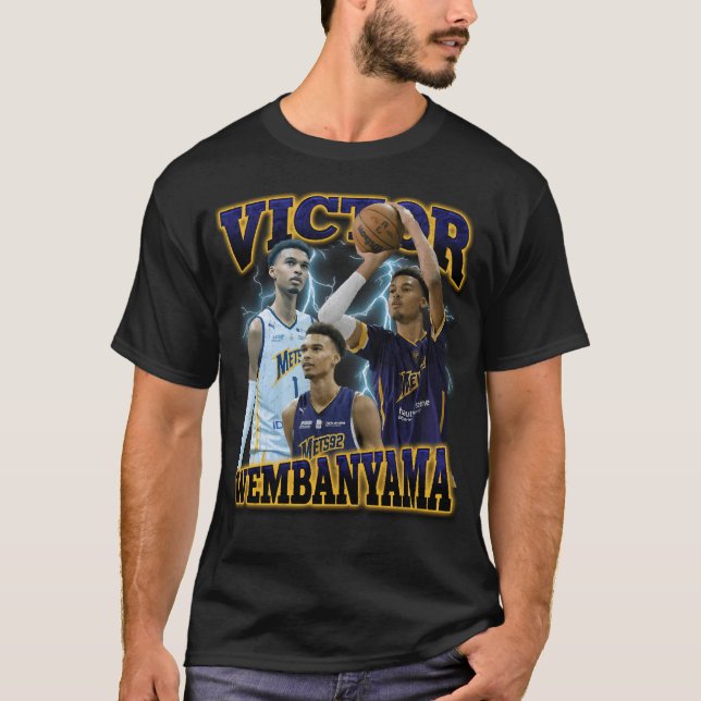 Victor Wembanyama Bootleg90'S Tshirt T Shirt (Framsida)