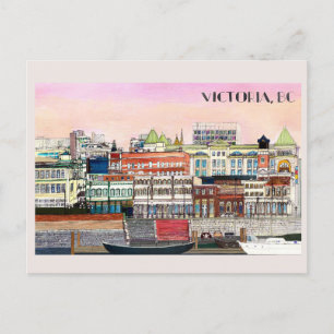 Victoria BC Metropolitan Travel Postcard Vykort